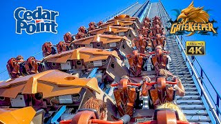 2022 GateKeeper Roller Coaster On Ride Back Row 4K POV Cedar Point
