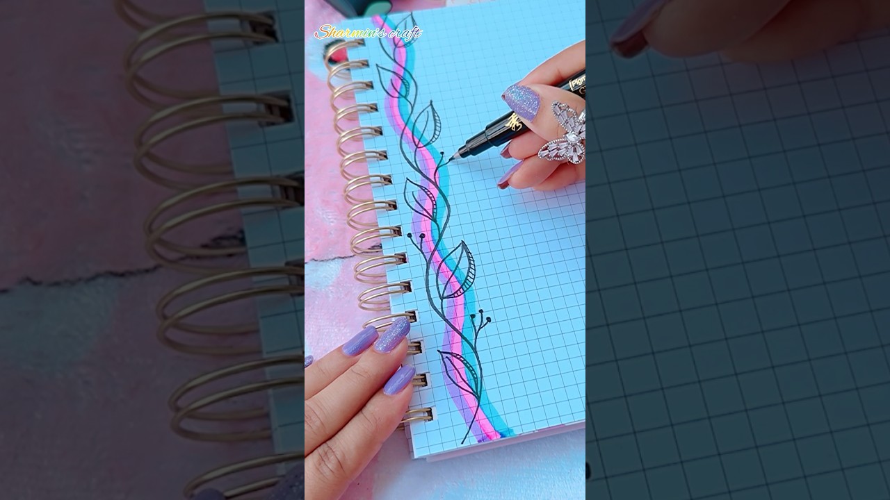 Border design #shorts #art #youtubeshorts