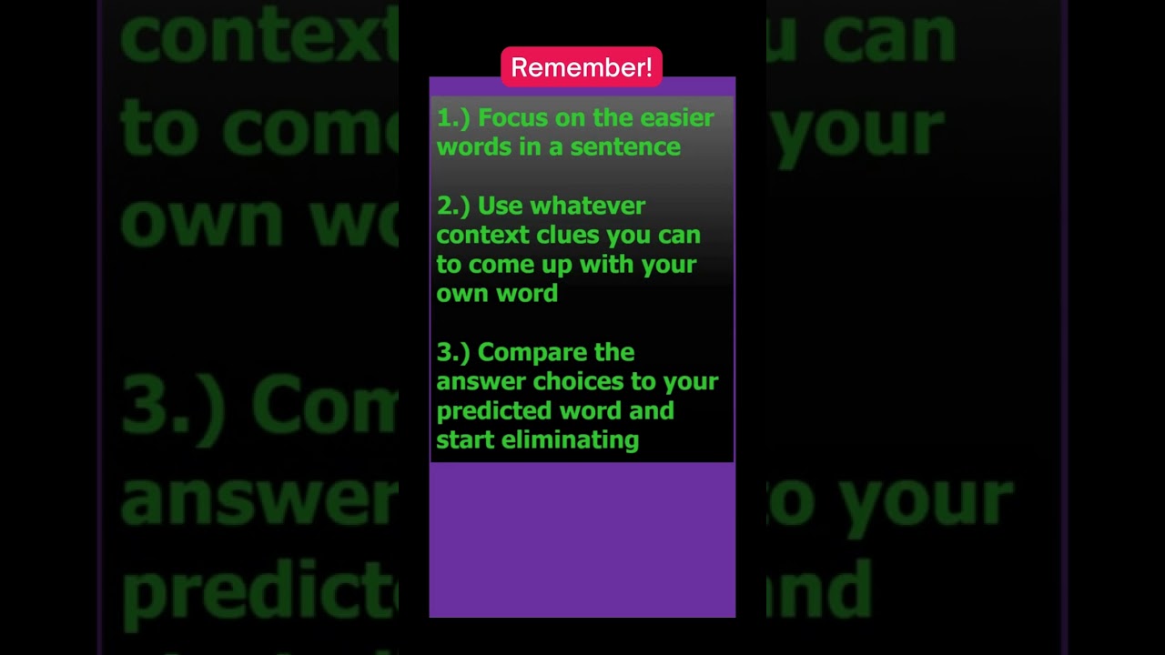 Let's wrap up the GRE sentence equivalence problem! #shorts