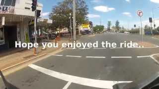 preview picture of video 'AUSTRALIA GOLDCOAST riding my DR650 at Tugun beach..'