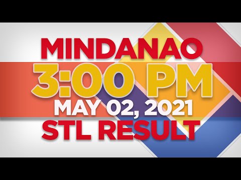 STL MINDANAO RESULT TODAY MAY 2, 2021 3PM  STL SWER2 SWER3