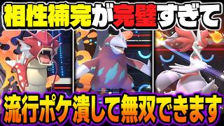 相性補完が完璧な『ドリュウズ』＆『ギャラドス』が最強すぎて無双しましたｗｗ特性『かたやぶり』で大人気のあのポケモンもワンパンですｗｗ【ポケモンチャンピオンズ】