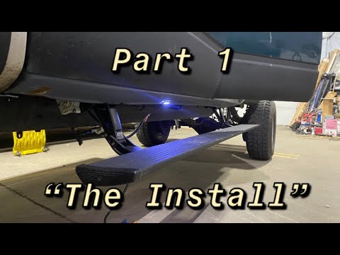 Installing Amp Research Power Steps on 88-98 OBS GM trucks  Part 1