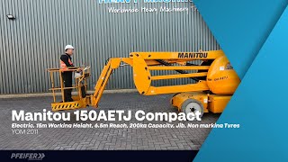 Хидраулична зглобна платформа Manitou 150AETJ Compact Electric, 15m Working Height, 6.5m | Слика 4 - Machineryline