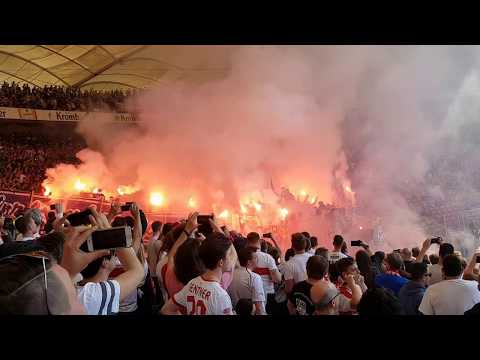Halbzeit VFB STUTTGART gegen KSC 09.04.2017