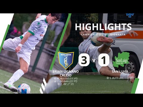 📹 09.11.25 | 11ª Giornata | Brian Lignano - San Luigi Calcio = 3-1 [Highlights]