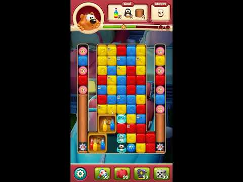 Toon Blast Level 8098 - NO BOOSTERS 🐻🐺🐱 | SKILLGAMING ✔️