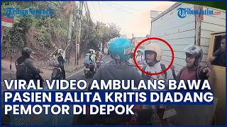 Download lagu The Moment an Ambulance Carrying a Toddler Having Seizures is Blocked by a Wrong-Way Motorcyclist... mp3