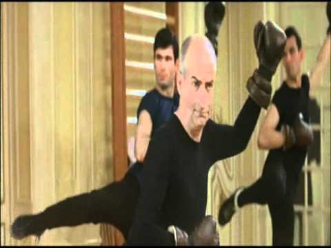 Louis de Funes practicing martial arts: SAVATE (1 of 2)