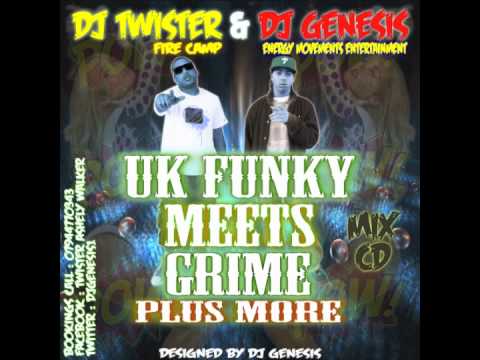 DJ GENESIS & DJ TWISTER   PRESENTS FUNKY MEETS GRIME 2011 MIX CD