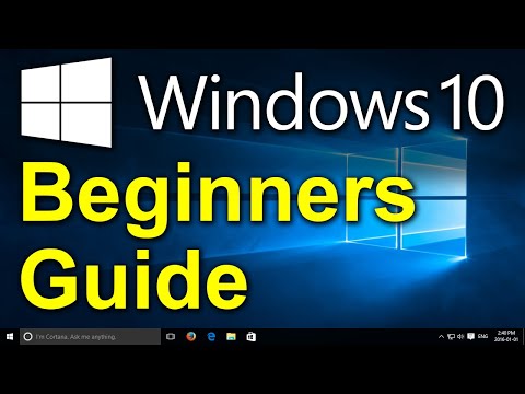 ✔️ Windows 10 - Beginners Guide for Dummies and Seniors - Introduction to Windows 10