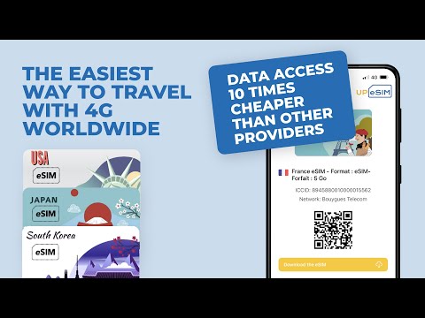 UPeSIM: eSIM prepaid card Video