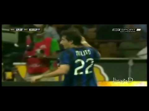 I Primi 10 Gol Di Milito Con L'Inter HD