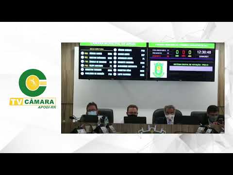 Sessão da Câmara dos Vereadores de Apodi desta Quinta(22)