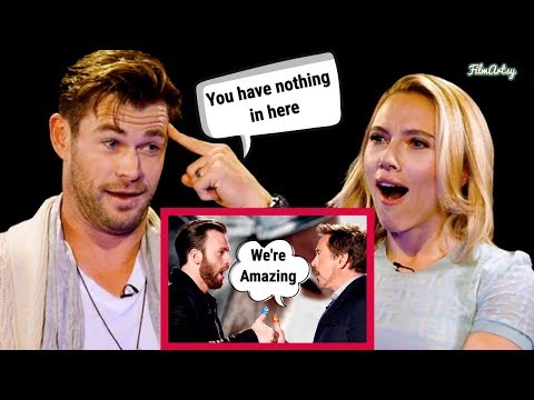 Avengers: Endgame Cast Funnily Praising and Complementing Each Other | Marvel Cast Funny