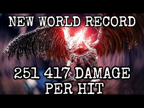 World Record - 251K Damage Per Hit - Senessax - One Shot - Elden Ring