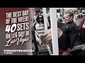 THE BEST DAY OF THE WEEK! 40 SETS ON LEG DAY IN LAS VEGAS-MY PHYSIQUE TRANSFORMATION EP.3