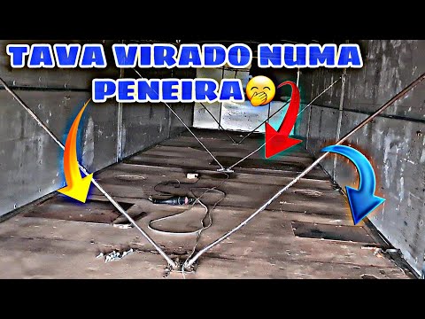 ARRUMANDO O ASSOALHO DA CARRETA...273/21