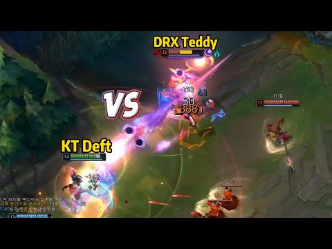 KT Deft Lucian VS DRX Teddy Aphelios!