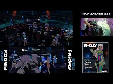 26 July 2024 Ins0mniaK  MIX HARDGROOVE TRANCE #3 @Spacydoge Birthday @VRChat