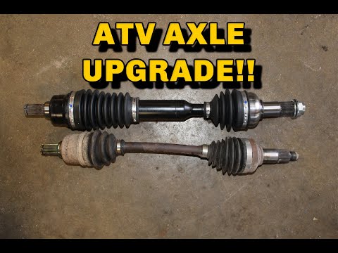 Yamaha Grizzly CV Axle Replacement and UPGRADE!
