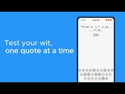 Quote Quest: Word Puzzle Game