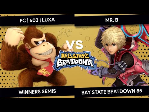 Bay State Beatdown 85 - FC | 603 | Luxa (DK, Diddy, Incineroar) vs Mr. B (Shulk) - Winners Semis