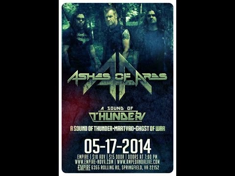 Ashes Of Ares- Chalice Of Man [Live @ Empire, VA] 5/17/2014