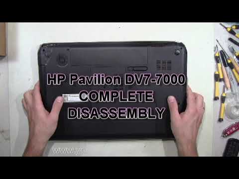 HP Pavilion DV7 DV7-7000 Complete Take Apart Disassembly Nothing Left