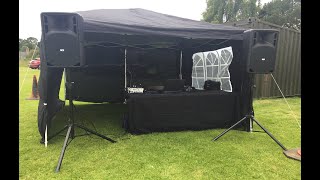 Video thumbnail for RCF MK3 315A 800W pa speakers outdoor test loud by DJ Sa5m