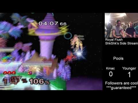 Royal Flush SSBM Pools - Kmac (Samus) vs. Younger (Falco)