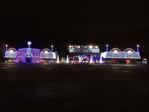 Cadger Dubstep Christmas Light Show 2014 "Awesome Song" Compilation