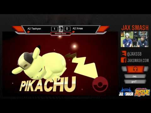 Jax Smash Weekly 6/2/16 - A2 | Tachyon(Pikachu) Vs. A2 | Xmas(Shulk) WS WiiU