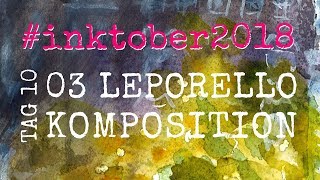 #inktober2018 | Tag 10 Leporello: Komposition