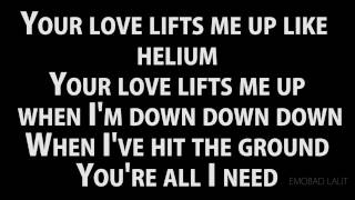 Sia - Helium ( Fifty shades of Darker) lyrics