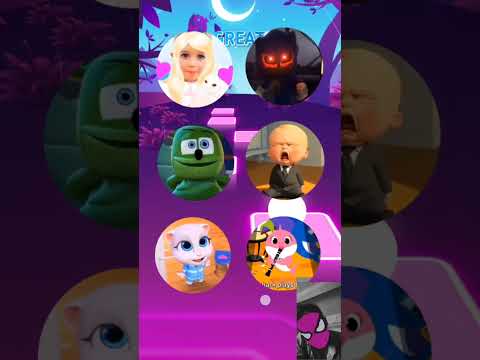 Vlad and Niki, Sonic Exe, House Head, SpongeBob, Talking Tom, Baby Shark Tiles Hop 754#shorts