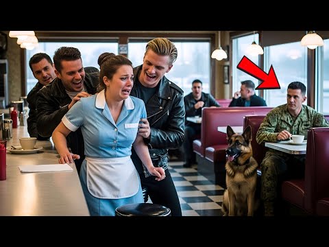 Gangsters Harassed a Waitress — Unaware a Navy SEAL and His German Shepherd Were Watching