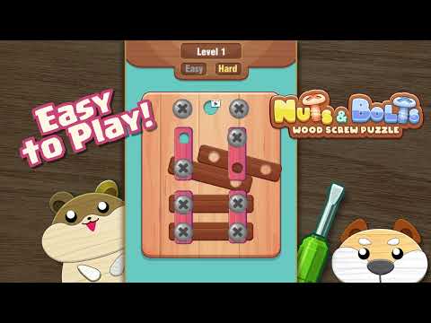 Nuts & Bolts Screw Puzzle