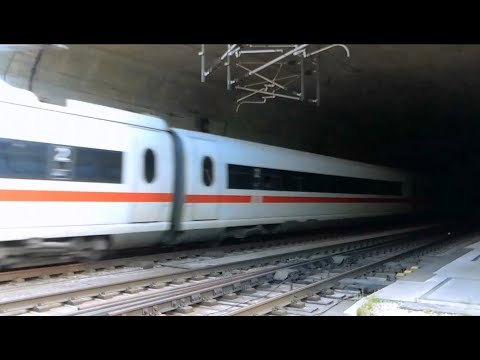 ICEs und REs am Irlahülltunnel der SFS Ingolstadt - Nürnberg
