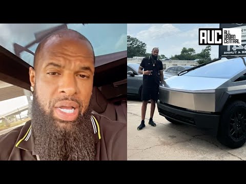 Slim Thug Drops $120K On Tesla CyberBeast Just To Get Flipped Off On The Highway