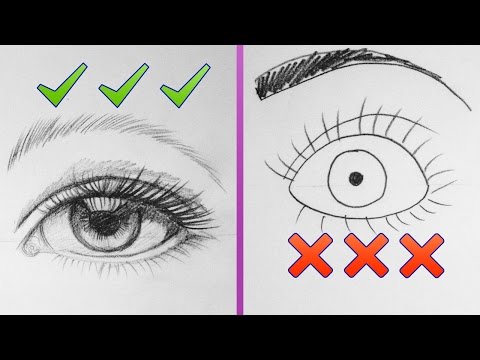 Dos & Don'ts: How To Draw Better Eyes Step By Step Art Tutorial # ...