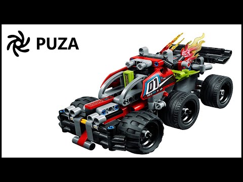 Lego Technic 42072 + 42073 WHACK! and BASH! Lego Speed Build