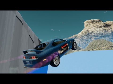 Fun Cars VS Giant Ramp - BeamNG Drive | Cars Test Dummy