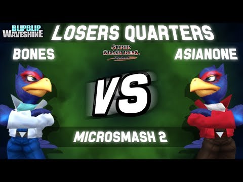 MicroSmash #2 -Bones (Falco) vs TheAsianOne (Falco) - Loser's Quarters