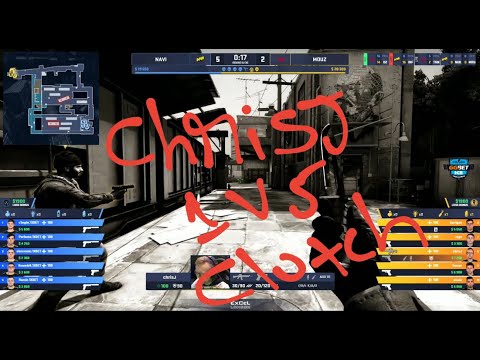 ChrisJ (insane 1v5 ACE clutch) vs NAVI