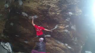 Video thumbnail of Schaedelknacker, 7C+. Bahratal