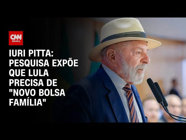 Iuri Pitta: Pesquisa expõe que Lula precisa de "Novo Bolsa Família" | CNN 360º