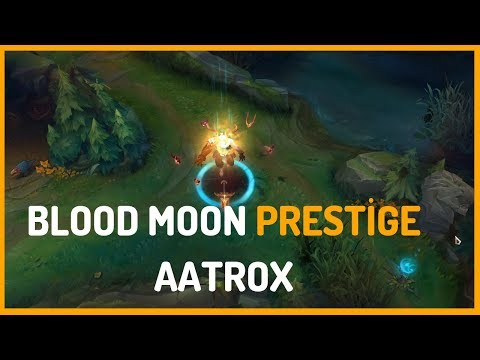 Blood Moon Prestige Aatrox Skin Spotlight - Pre Release Version - League of Legends