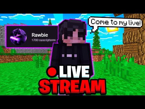 Unhinged Rawbie dominates Minecraft factions LIVE!