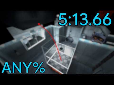 Portal any% Speedrun in 5:13 (FWR)